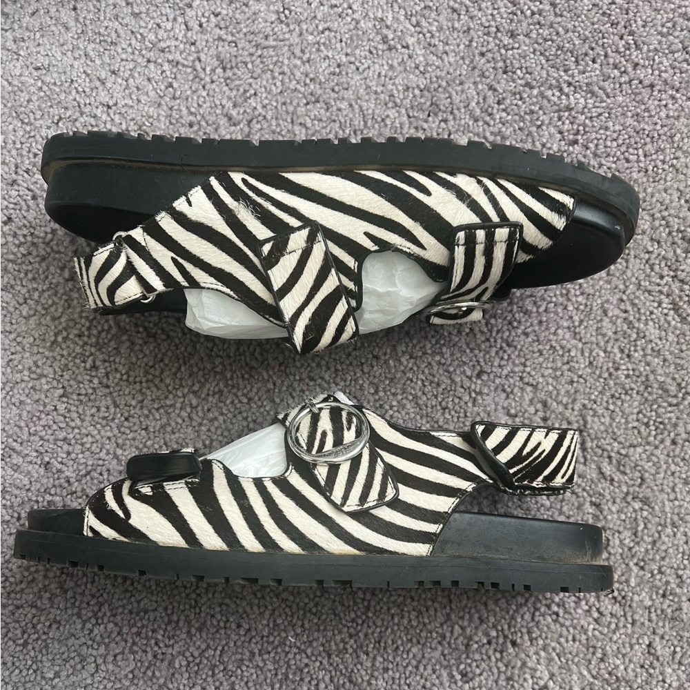 Zara Zebra Sandals
